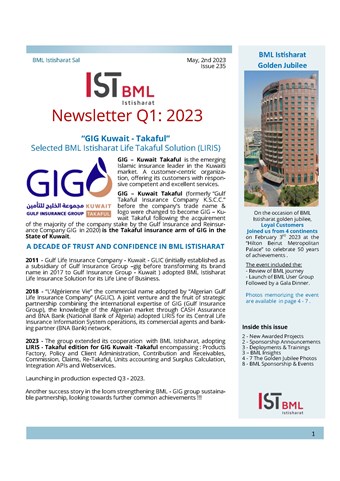 Our Newsletter Q1 - 2023
